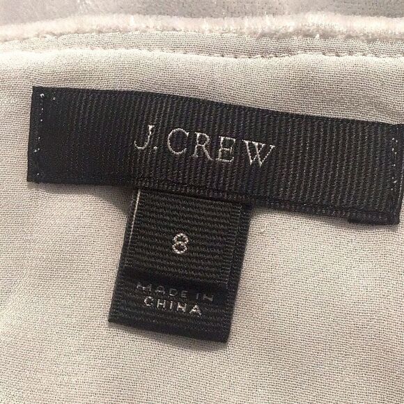 J. Crew Coral Gray Velvety Ruffle Tank Blouse - Picture 14 of 16